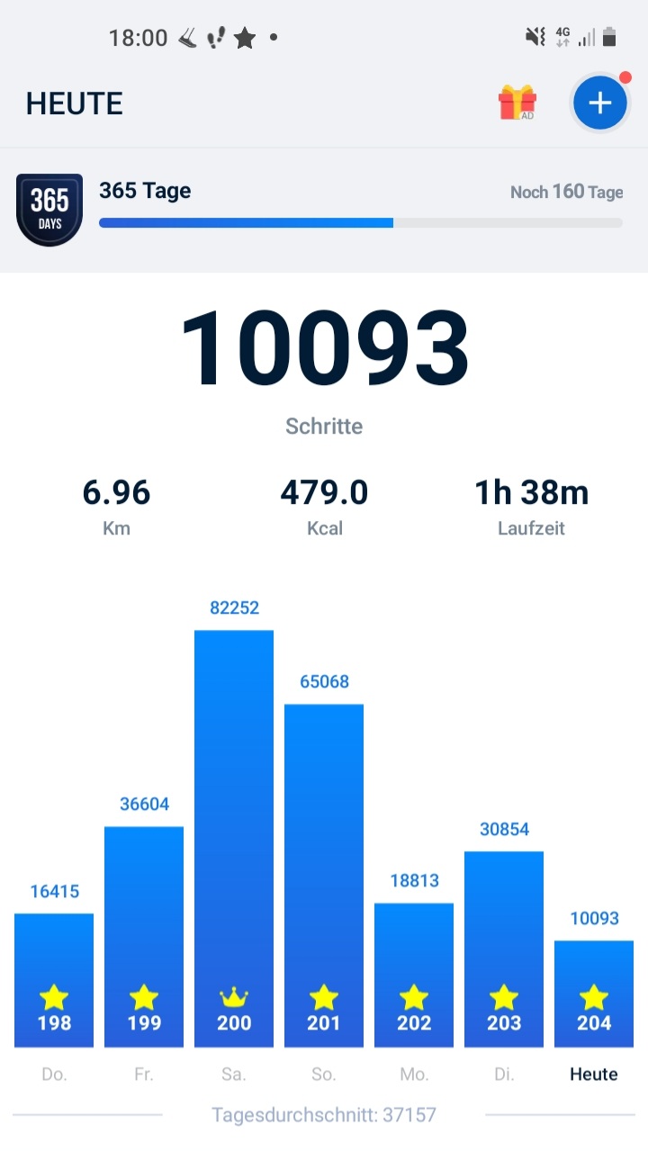 Screenshot 20220914-180036 Pedometer - S