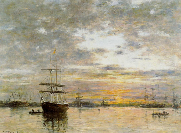 Eugne Boudin Der Hafen