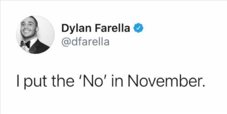 no november