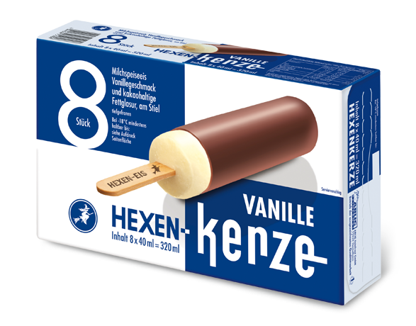 Eiskrem HEXEN-Kerze-Vanille