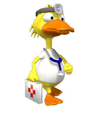 3d-animasi-doctor-duck-walking-animated-