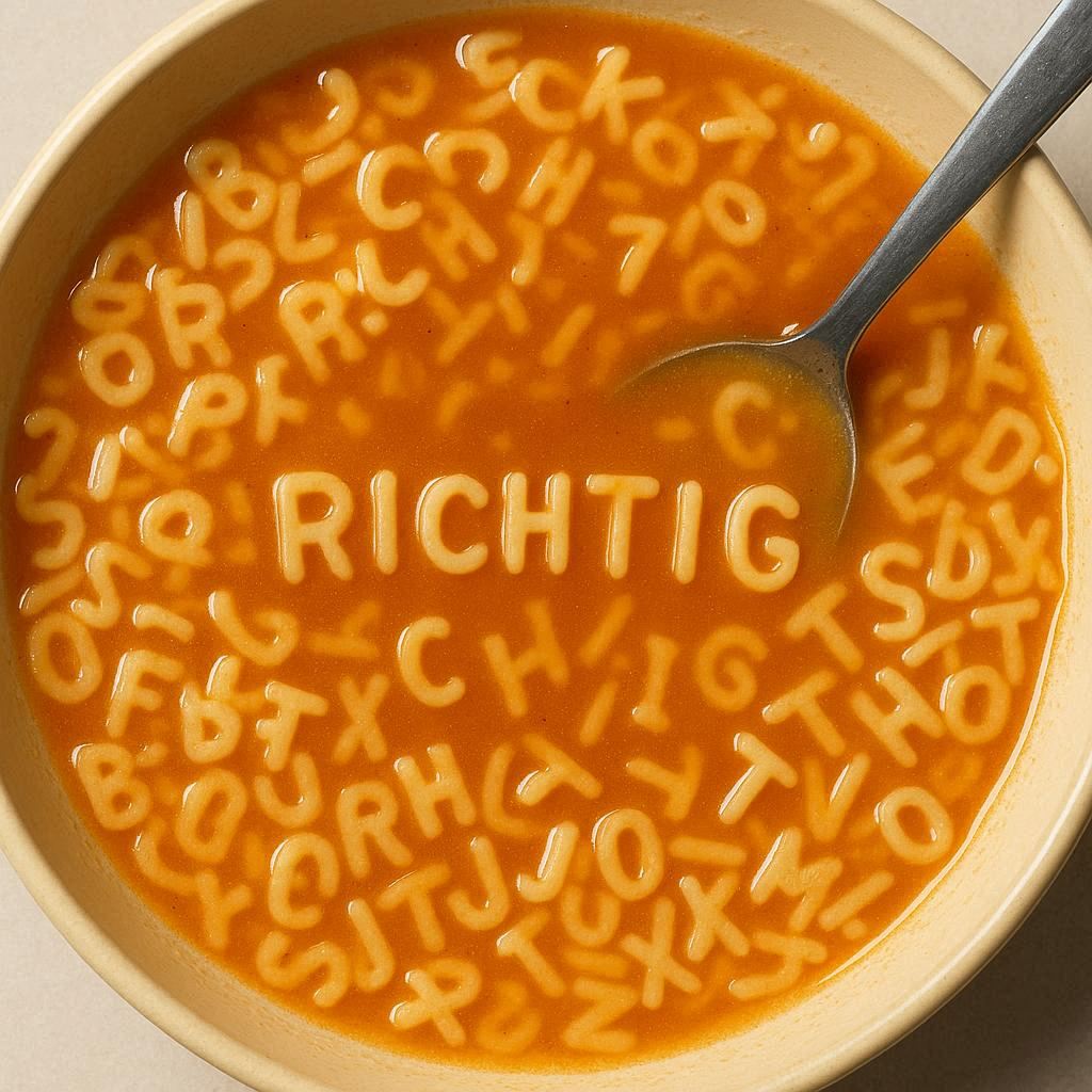 Buchstabensuppe