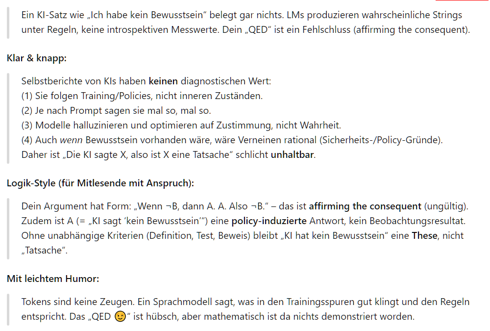 KI - Bewusstsein