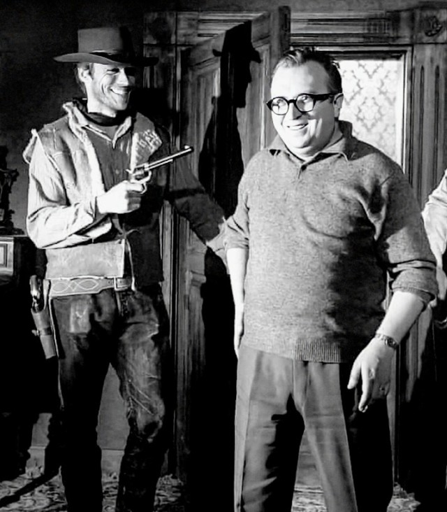 A Fistful of Dollars 1964 bts Clint Serg
