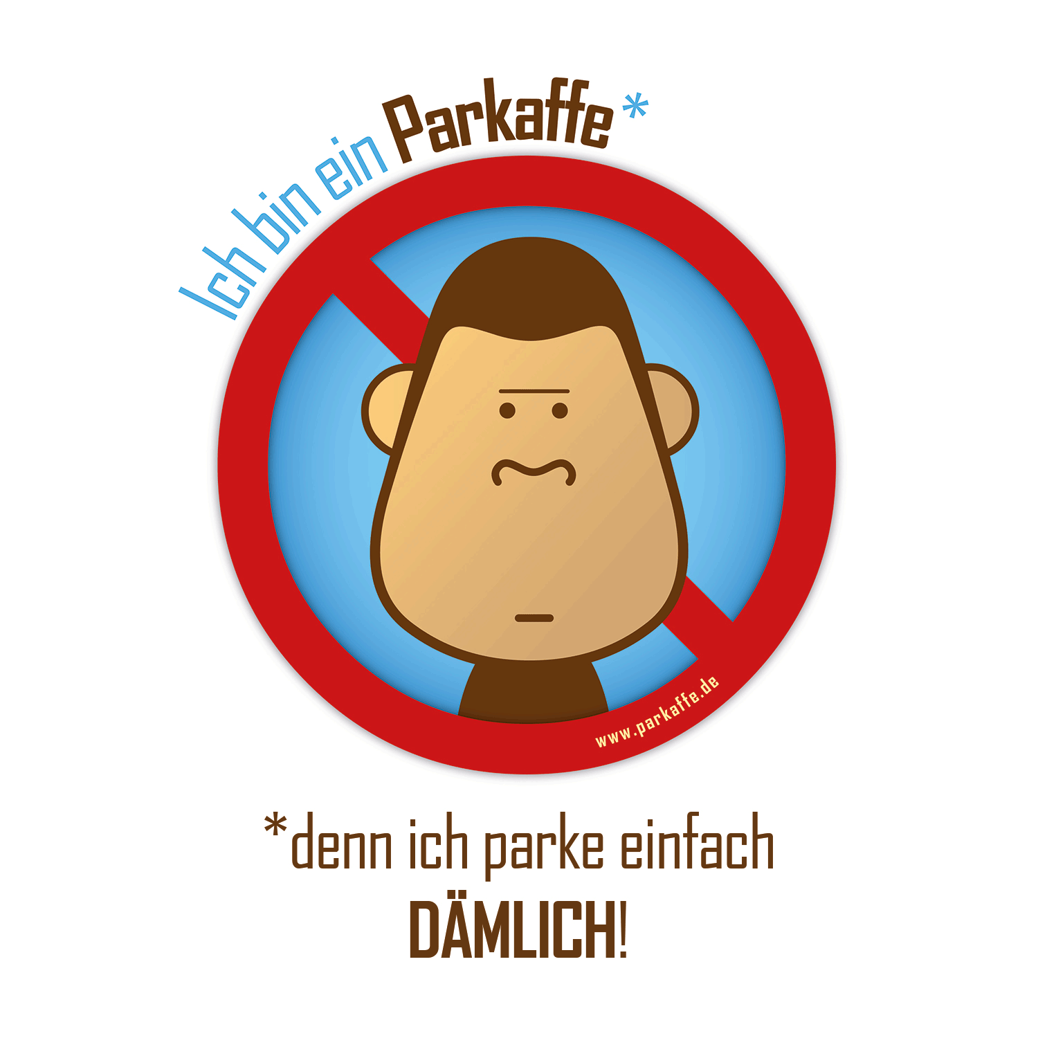 parkaffe-aufkleber-falschparker-daemlich