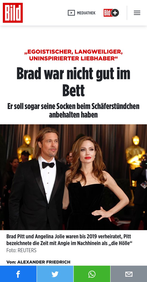 Brad war nicht gut im Bett - Copy