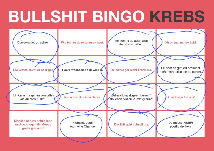 bullshit bingo krebs