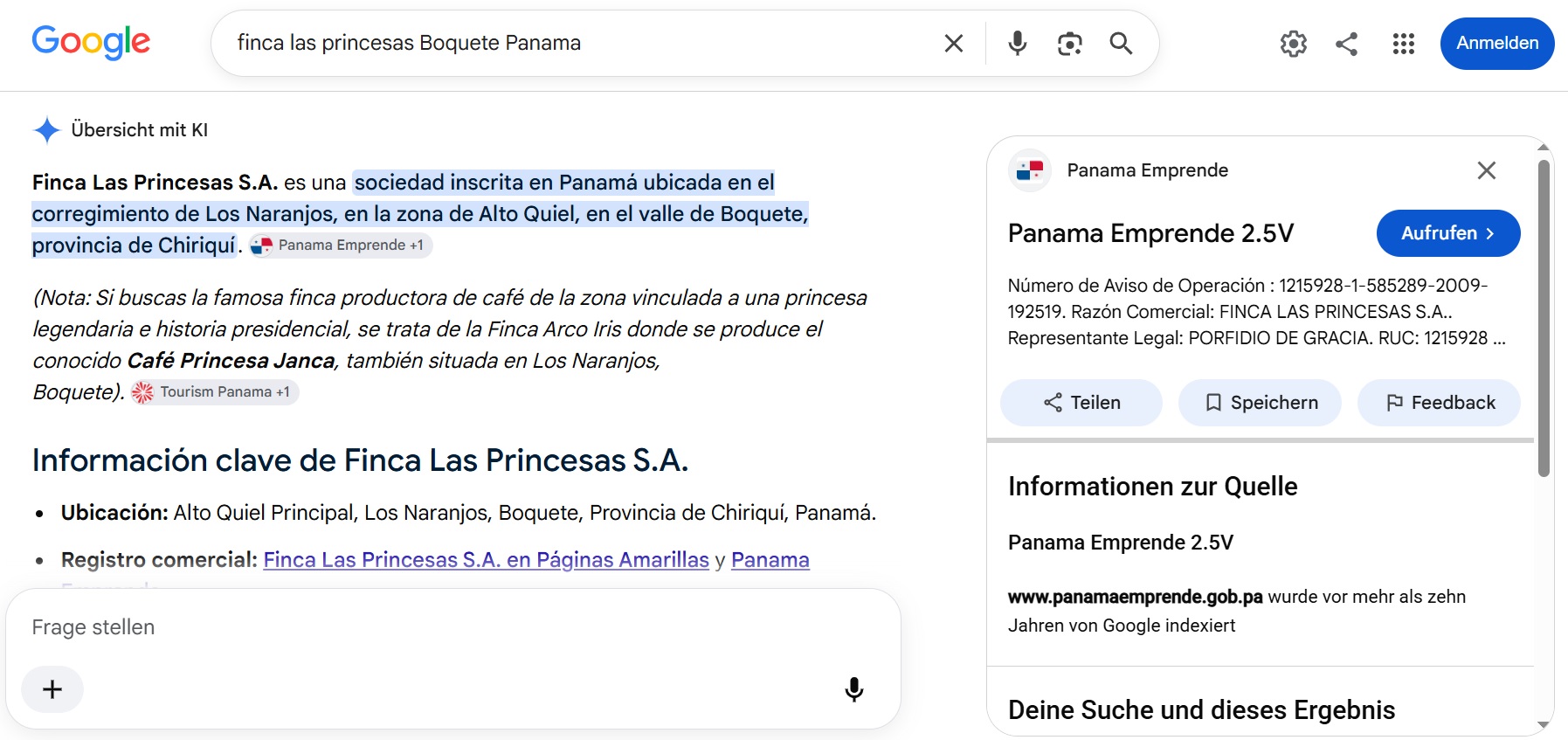 finca las princesas goog