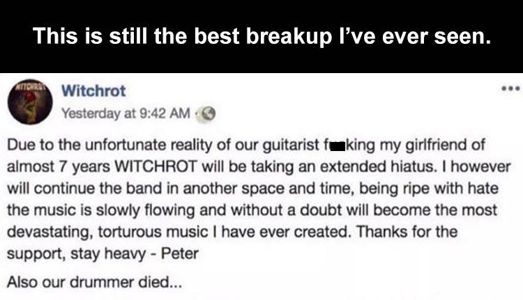 breakup guitarist