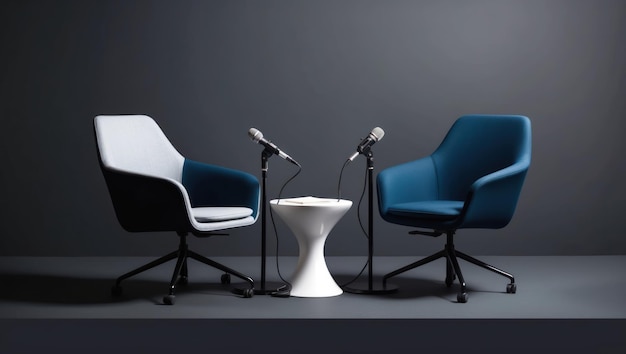 modern-studio-setup-with-colorful-chairs