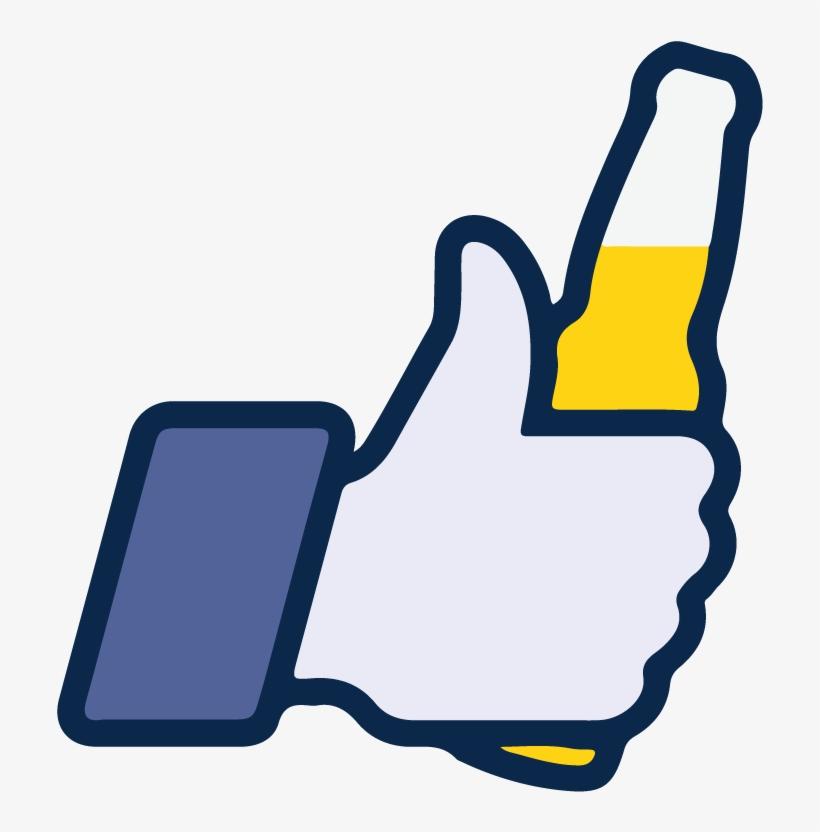 22-228341 facebook-like-beer-icon-vector