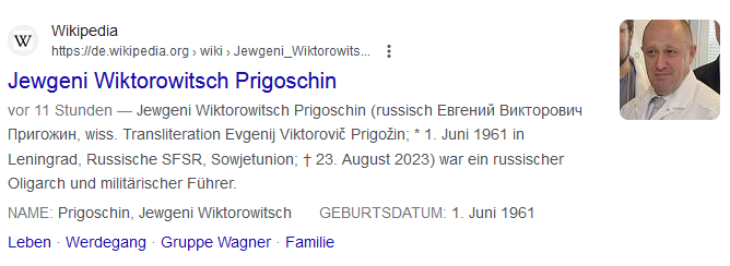 Prigoschin