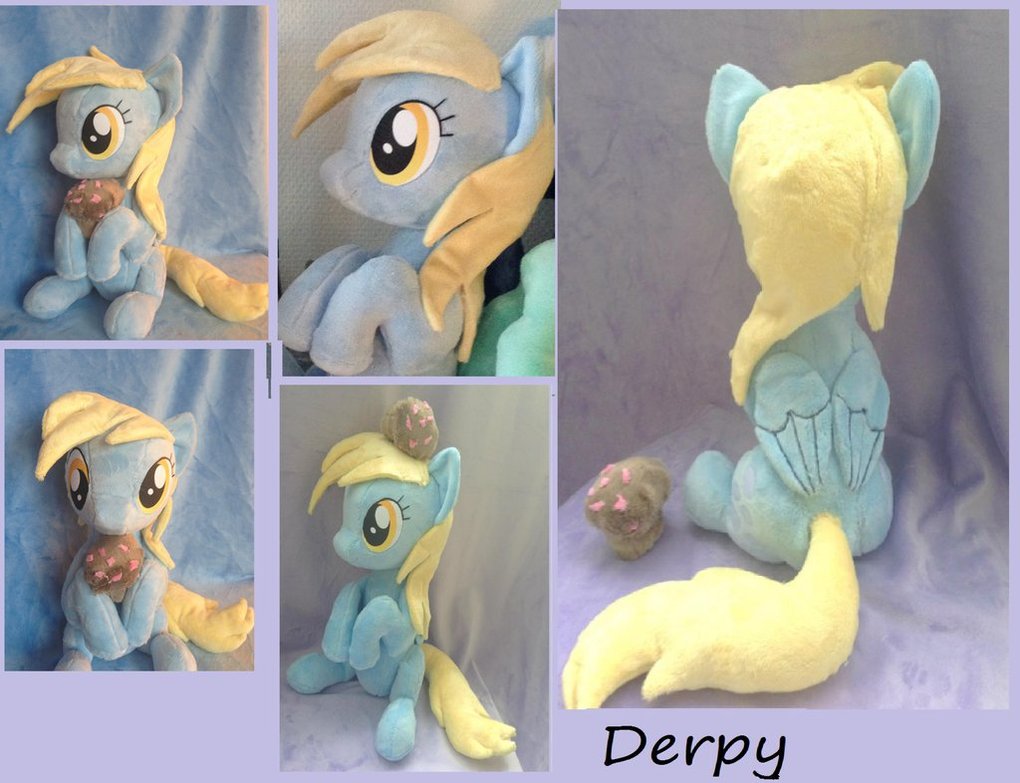 derpy with muffin sitting multipic by ep