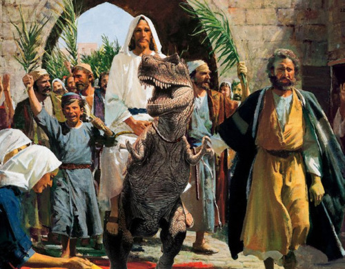 Jesus-on-a-Dinosaur