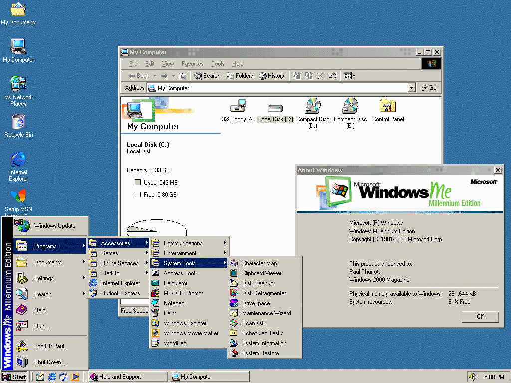 windowsme b3 intro