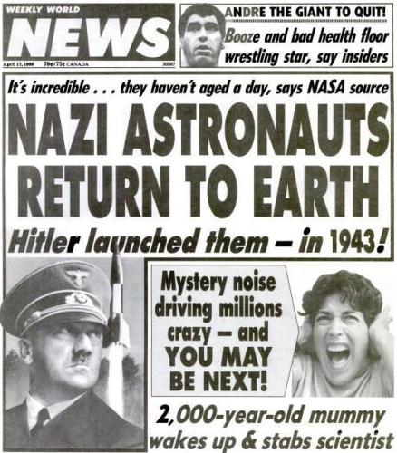 World wide news Nazis Moon Iron Sky Para