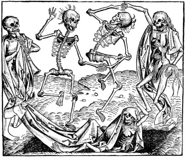 Wolgemut - 1493 - tanz der gerippe