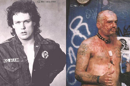 gg allin young and old