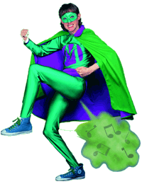 mr methane posing