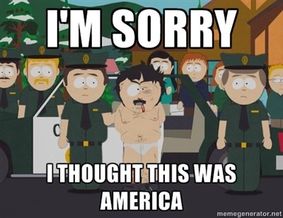 Bilder-Thread im sorry i thought this was america rand