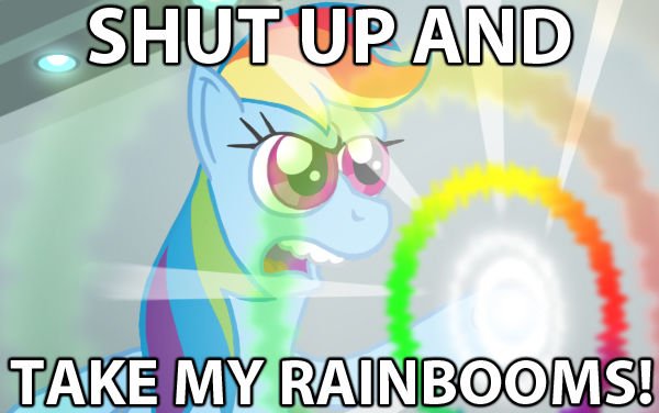 shutup rainbow