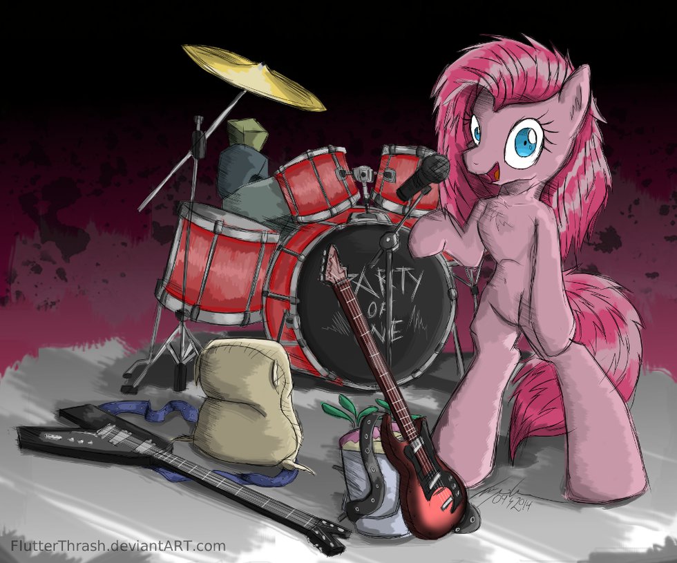 pinkamena s band by flutterthrash-d7zuuv