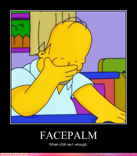 celebrity-pictures-homer-simpson-facepal