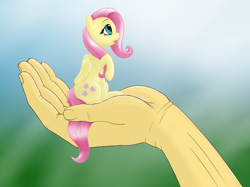 tiny fluttershy by sallemcat-d8wwr8c