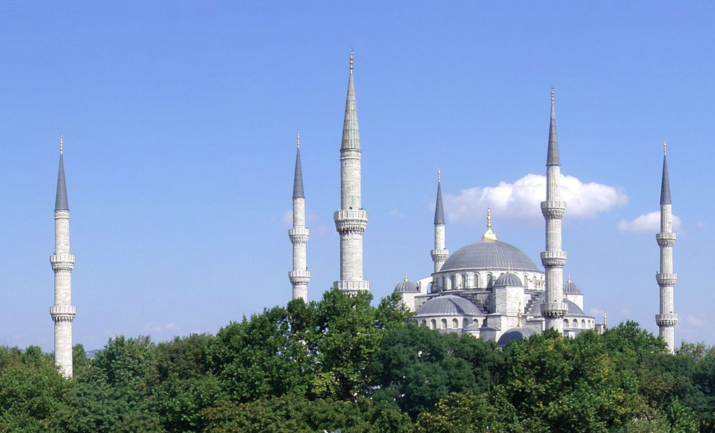 Blaue moschee 6minarette