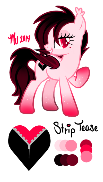 mlp oc strip tease by mychelle-d86ibv1