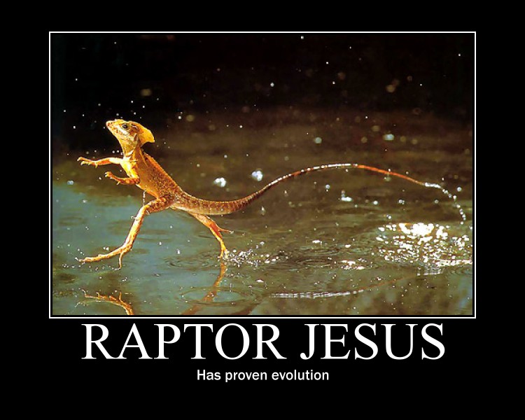 raptor jesus motivator by omegapaste