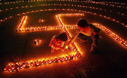 Hakenkreuz-Hindufest-Chandigarh-Nordindi