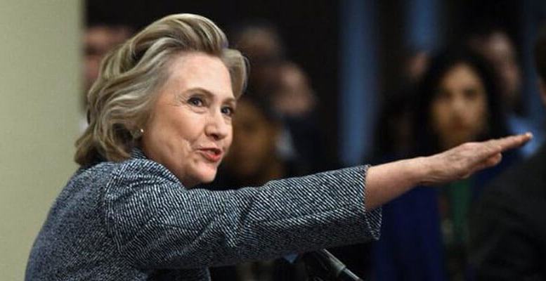 Clinton salute