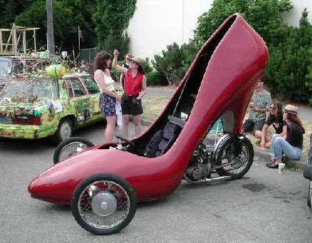 high heel car