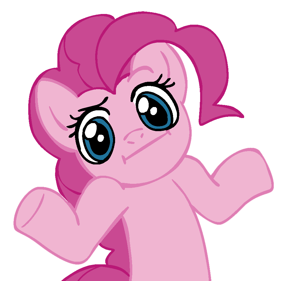 FANMADE Pinkie Pie shrug