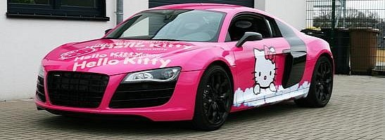 QATAR-AUTO-Pink-Audi-R8-V10-Hello-Kitty-