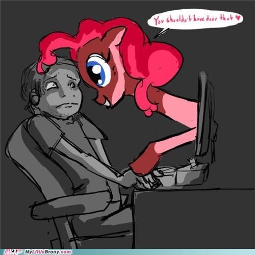 what pinkie thinks of cloppers by ajsrus