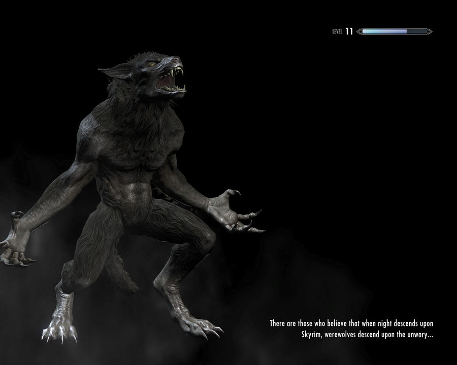 skyrim werewolf by deerydeerth d5bs49v.j