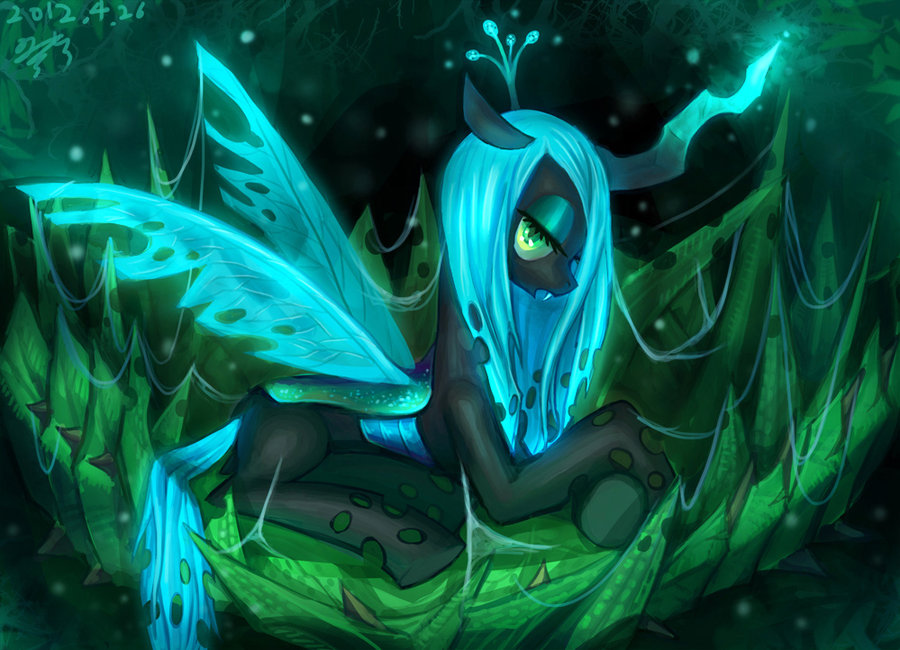 mlp beautiful queen chrysalis by pmo0908