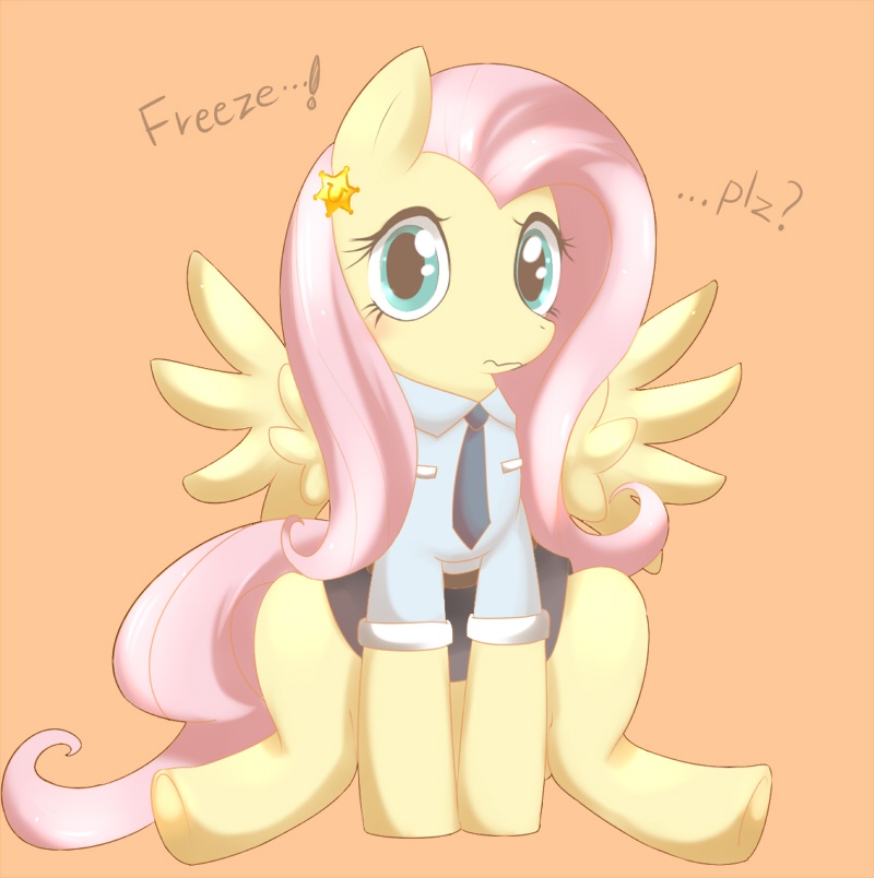 263497  safe fluttershy pixiv uniform ar