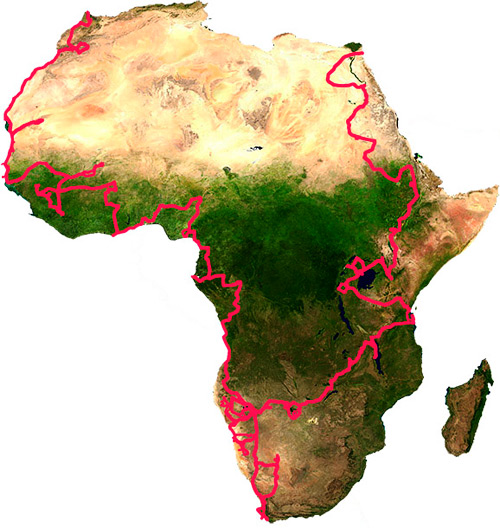 afrikakarte