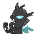 clapping pony icon   changeling by tarit