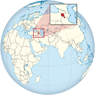 330px Armenia on the globe Afro Eurasia 