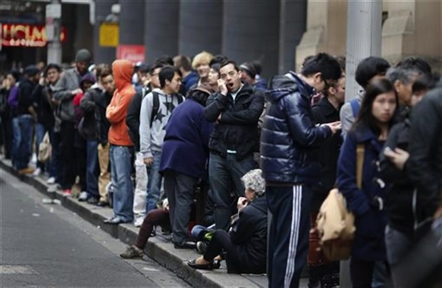iPhone5 queues sydney