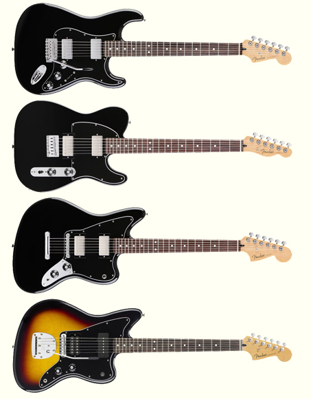 fender blacktop guitars