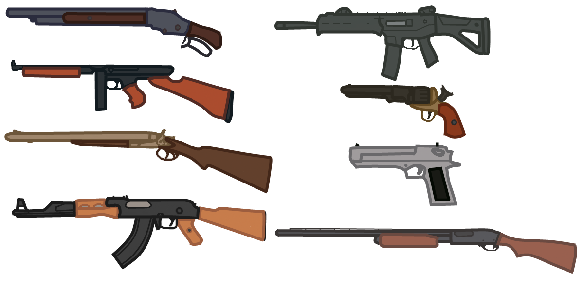 vector art weapons by batandy-d4r9vc8
