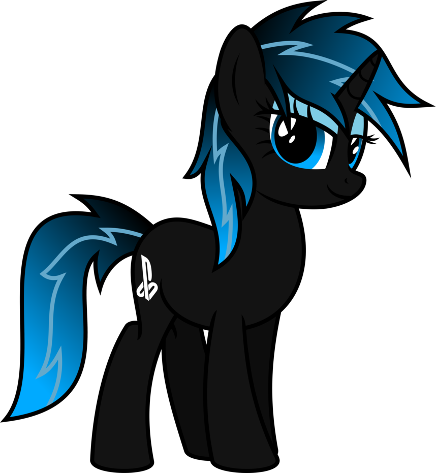 my little console  playstation 4 by blue