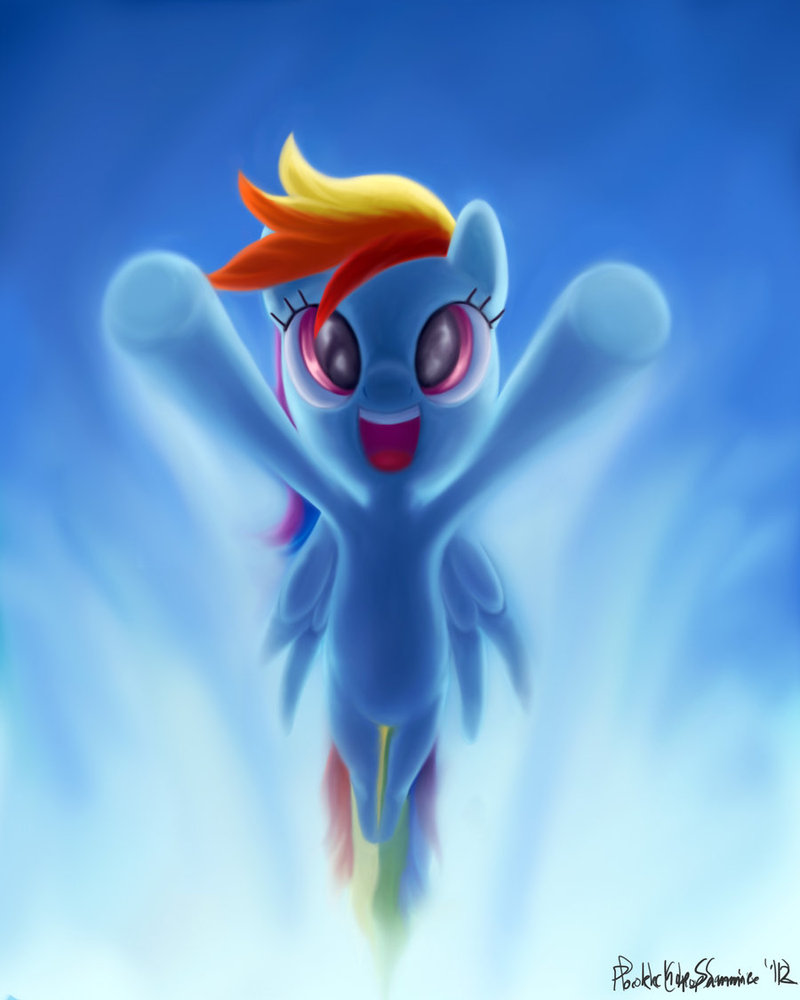 rainbow dash by porkchopsammie-d4vcykk