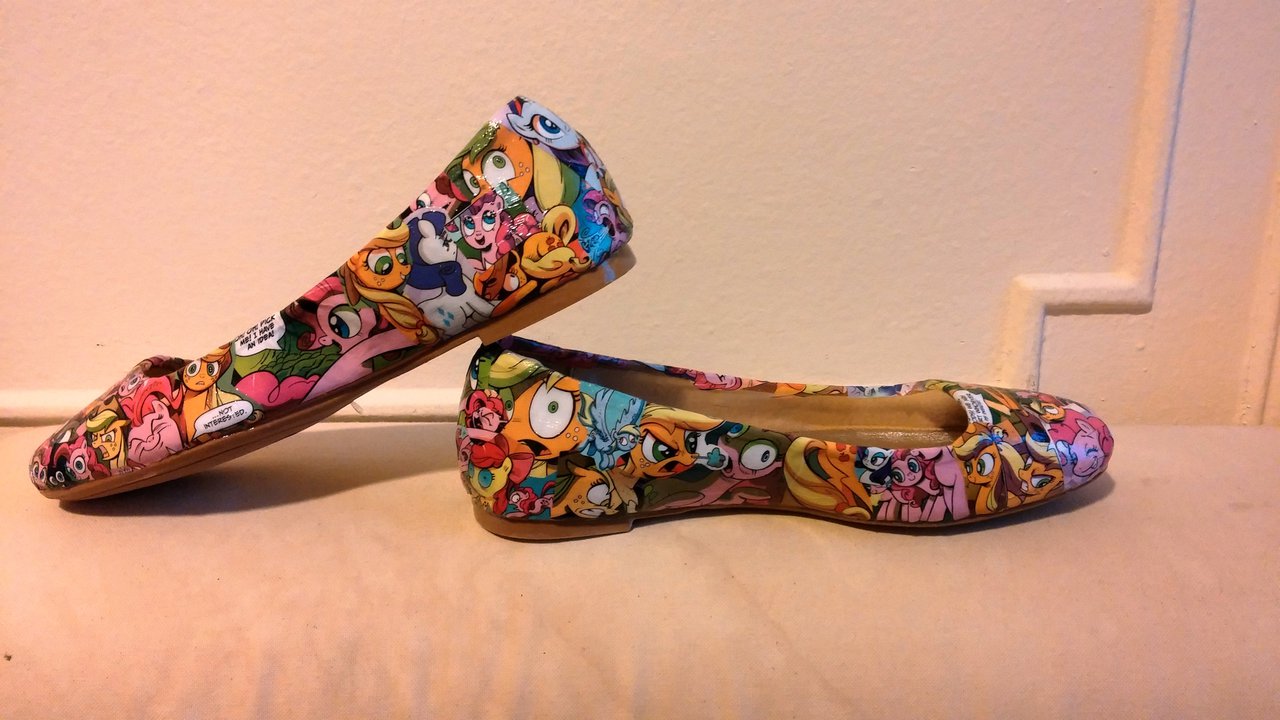 custom mlp comic shoes  by ecchichibi-d6