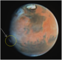 Hubble spies mystery plume on Mars-4e816